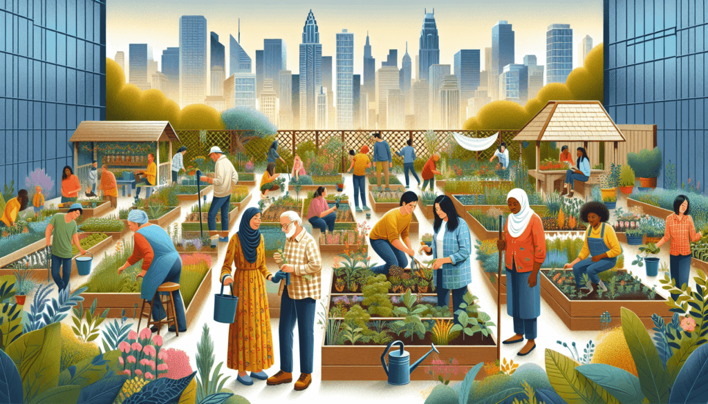 The Role Of Urban Gardens In Social Connection And Well-being
