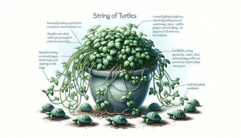 string of turtles plant care